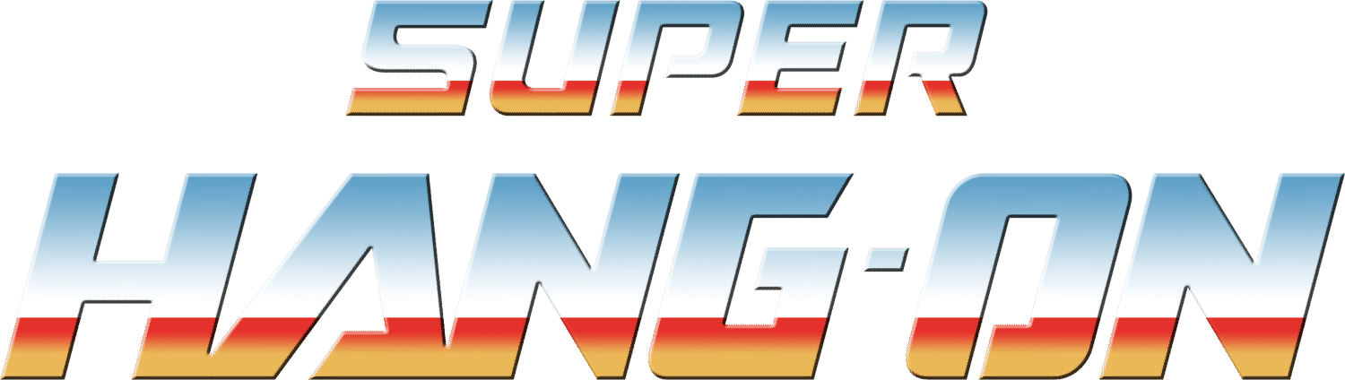 Super Hang-On logo for Commodore 64
